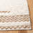 Kristina Chevron Handmade Flatweave Wool Area Rug in Ivory/Brown-1156874763