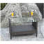 Outdoor patio Furniture  Coffee Table with clear tempered glass