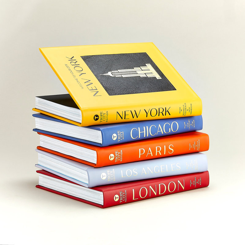 Trope New York Leather Bound Book