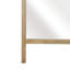 Miroir de plancher 60 po avec cadre en bois de manguier - Finition brune