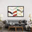 «Chevron Evening», reproduction sur toile-73279672-73279671-31492673