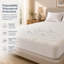  Protège-matelas imperméable en mélange de bambou avec passepoil profond-133294656