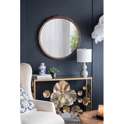 Miroir rond manufacturé