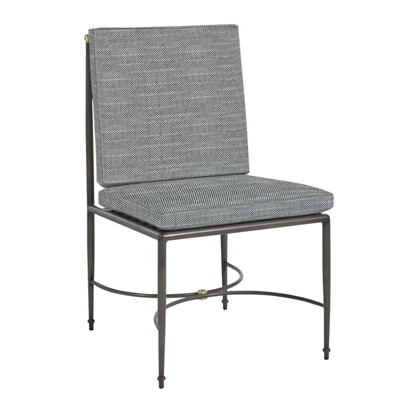 Chaise d'appoint en aluminium Roma, Argent Rollo, Welt
