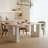 Modern Wooden Coffee Table for Living Room, Rustic Brown Finish, Rectangular Centre Table with Storage Shelf