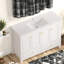 Mobilier de rangement spacieux en MDF (doit inclure le meuble-lavabo et le lavabo), salle de bain moderne