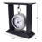 Analog Wood Quartz Movement / Crystal Tabletop Clock in Black