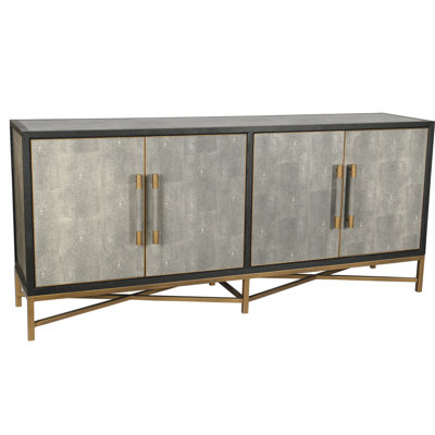Meera 76" Wide Wood Sideboard