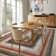 Machine Washable Rug for Living Room Braided Print Non-Slip Area Rug Stain Resistant Carpet for Dining Room Bedroom Nursery Office