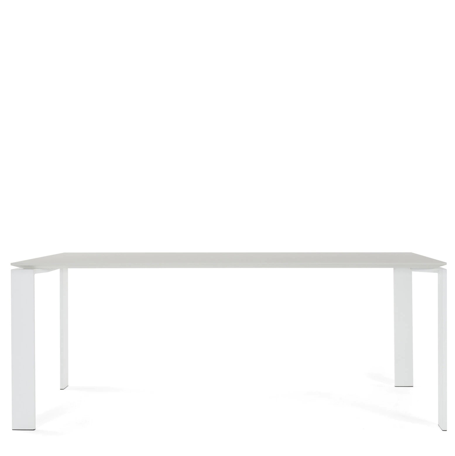 Four Dining Table, White, 28" H x 75" W x 35" D