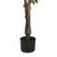 Ficus artificiel avec pot en plastique noir