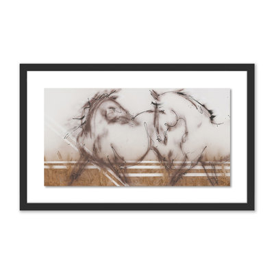 Two Horses Print by Donna Bernstein