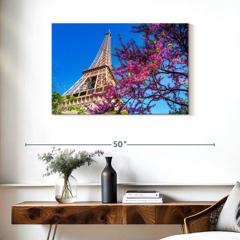 Fleurs de la Tour Eiffel, H 24 po x l 36 po