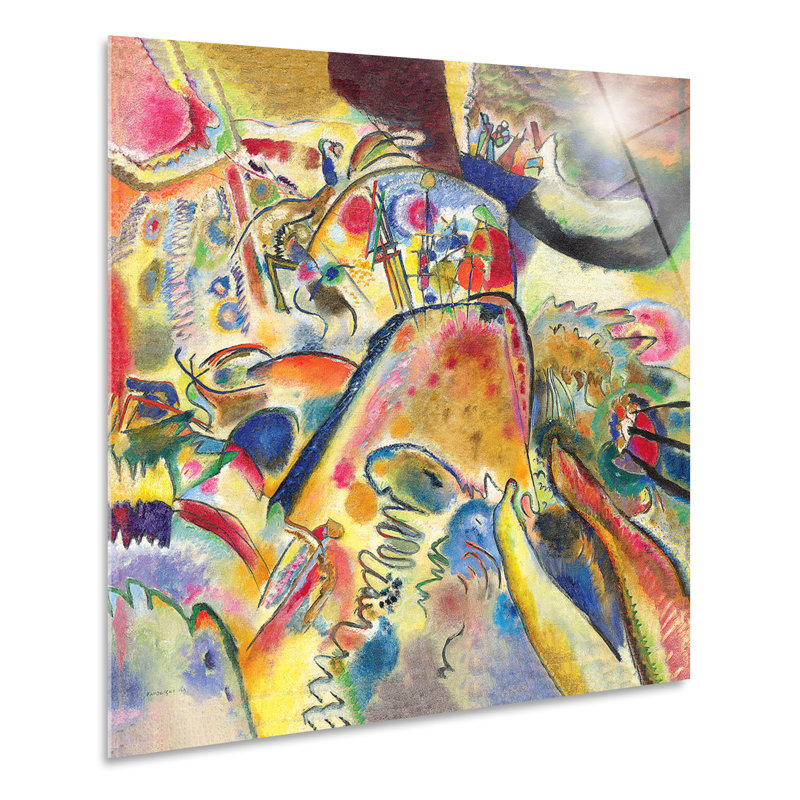 Vassily Kandinsky-Small pleasures-Horizontal, Plastic/Acrylic, 70cm H x 70cm W