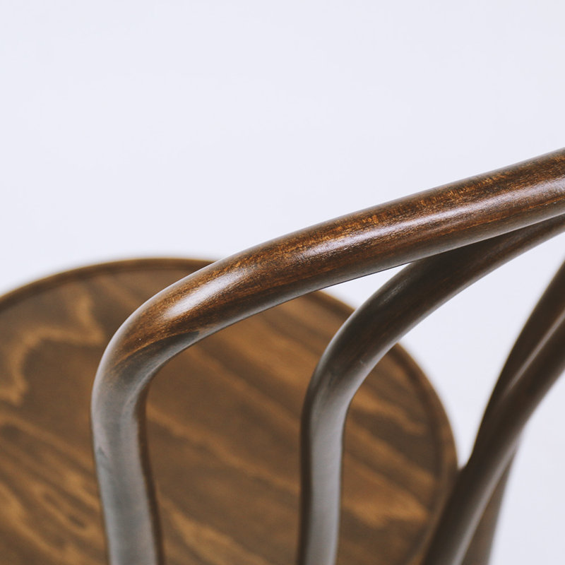 GB-118 VS LQ Side Chair, Walnut Lacquer