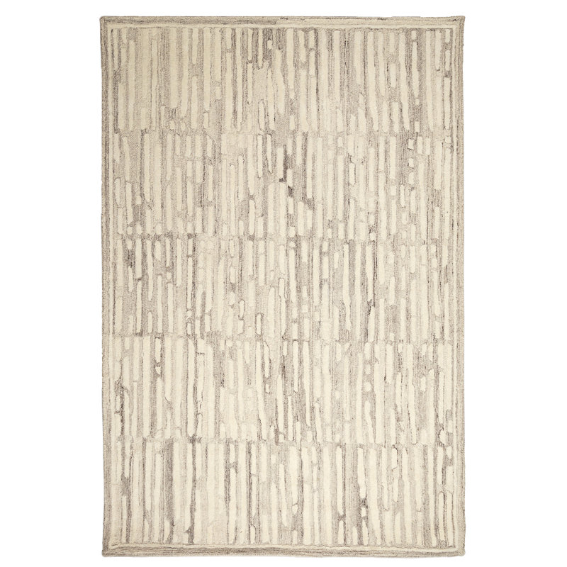 Aliva Wool Geometric Indoor Rug, Rectangle 5' x 7'6"