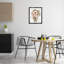 «Coffee O'Clock Floral», art mural encadré sur toile-614854964-614854965