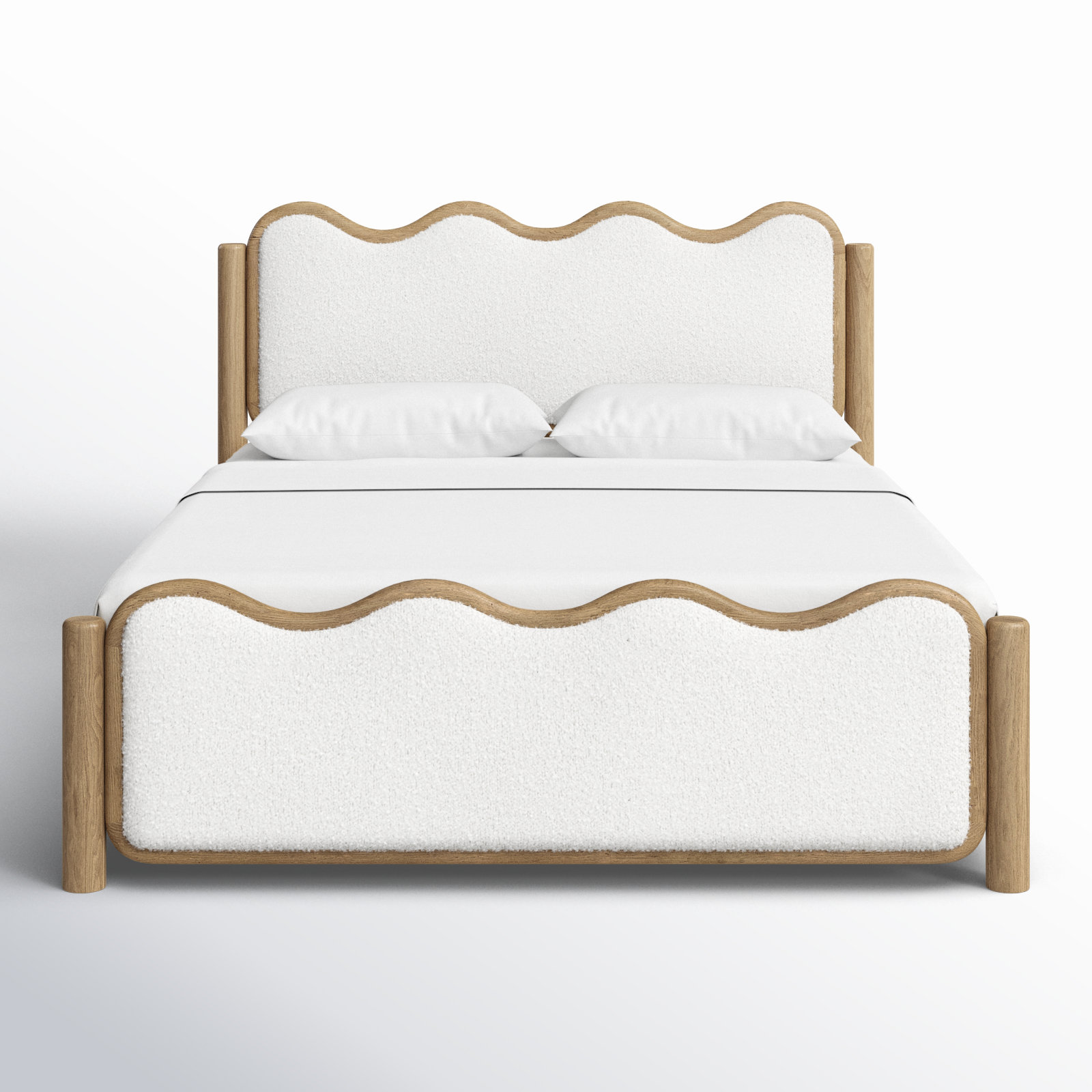 Shirleen Upholstered Platform Bed, King