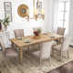 Crain Norene Extendable Solid Wood Dining Table