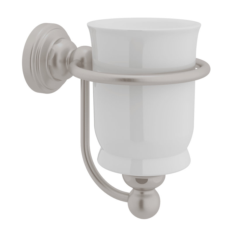 Edwardian™ Tumbler Holder, Satin Nickel