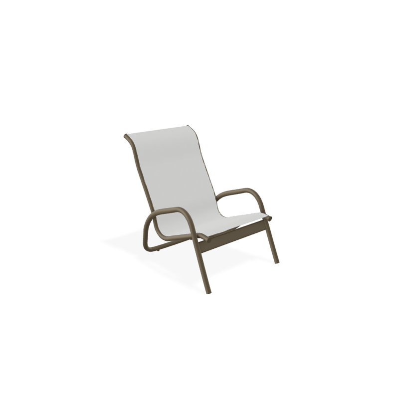 Gardenella Patio Chair, White, Beachwood