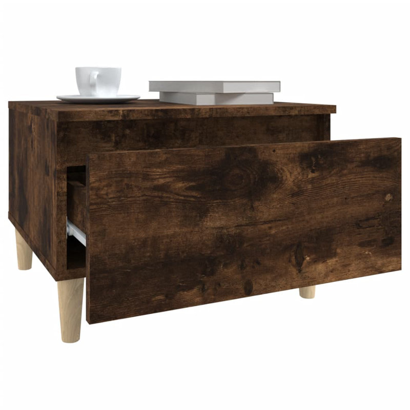 Kenzee End Table, Smoked Oak