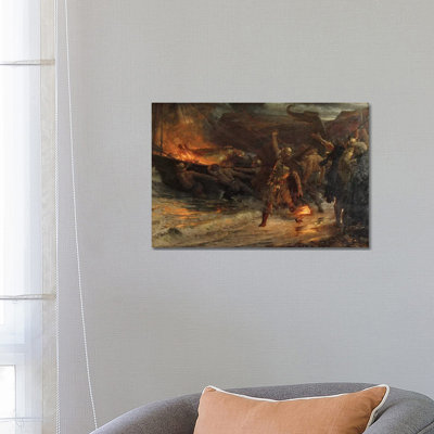 The Funeral of a Viking, 1893 - Gallery-Wrapped Canvas Giclée