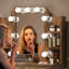 Coiffeuse avec miroir lumineux Thriston-473194185
