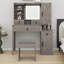 Meuble-lavabo avec miroir coulissant et lumières-663718521