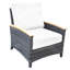 Bella Wicker Teak Outdoor Lounge Chair-1037255464-1037614402