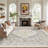 Malaika Machine-Washable Non-Slip Medallion Area Rug-2138617562-2120214768