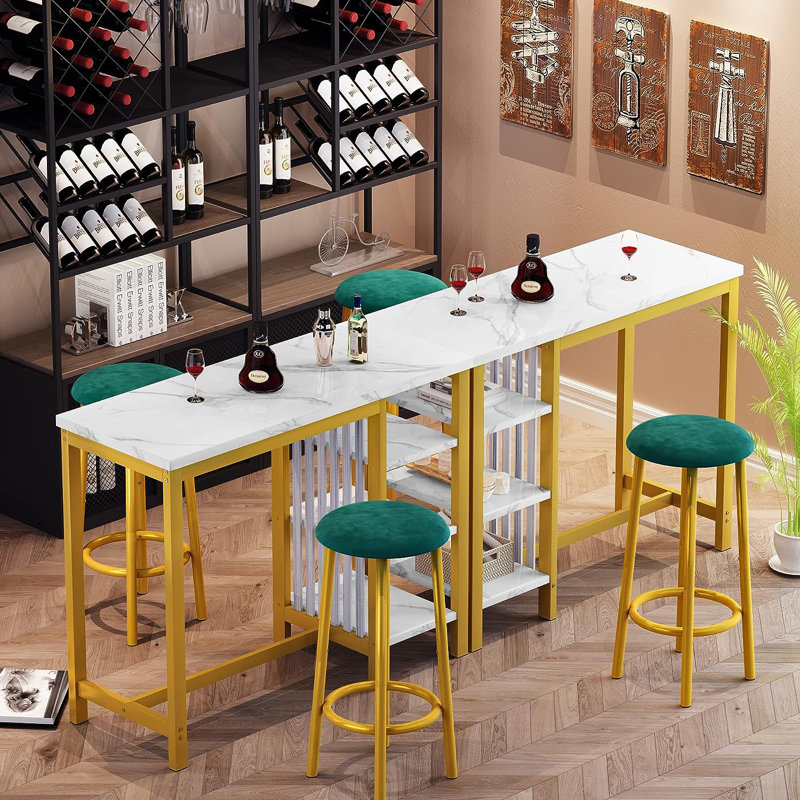 Marsena Metal Base Dining Table