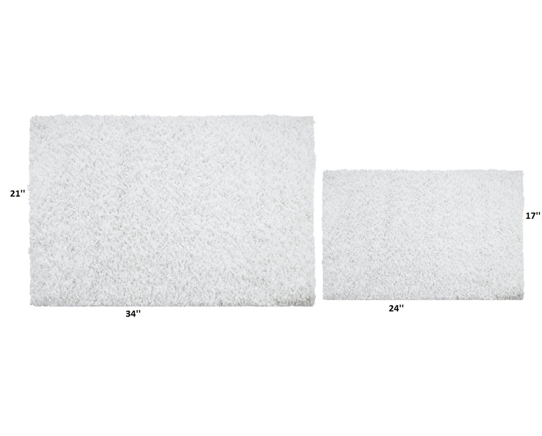 Youns Bath Rug (Set of 2) Latitude Run® 