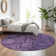 Premium Machine Washable Prisco Eggplant Rug