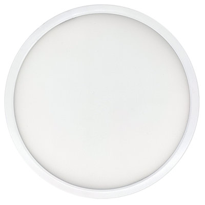 Plafonnier encastré à DEL de 7 po à 10,3 watts et 5 couleurs, 1150 lumens, blanc