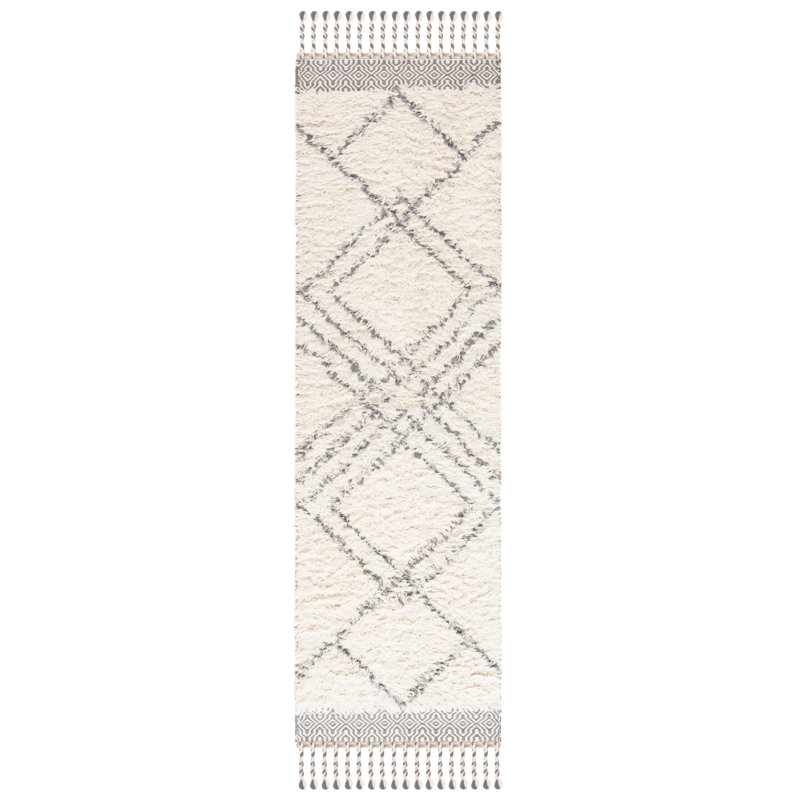 Powell Hand Woven Wool Southwestern Rug, Runner 2'3" x 8'