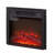 18" Electric Fireplace Insert, 1400W 120V,Equipped With Remote Control, Ultra Thin Heater With Log Set And Realistic Flame