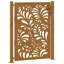 Vidaxl Patio Gate Steel Wave Design-113055144-113055141