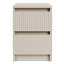 30cm W Manufactured Wood Bedside Table