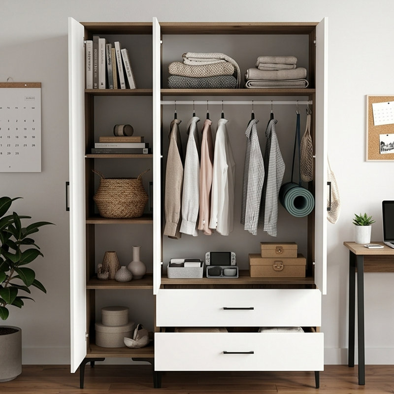 Armoire Ayreanna, Noyer blanc