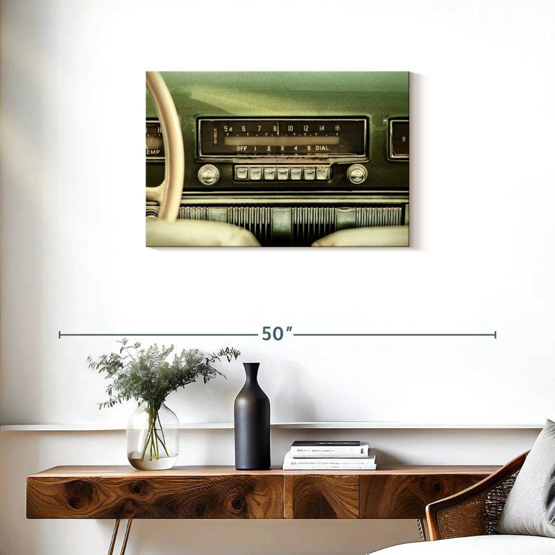 Mehar Retro Vehicle Radio, 20" H x 30" W