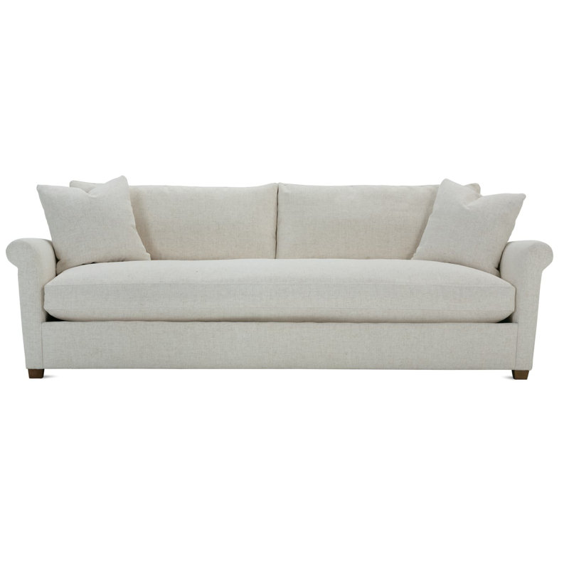 Freya Sofa, 36" H x 98" W x 39" D, Polyester Blend - White