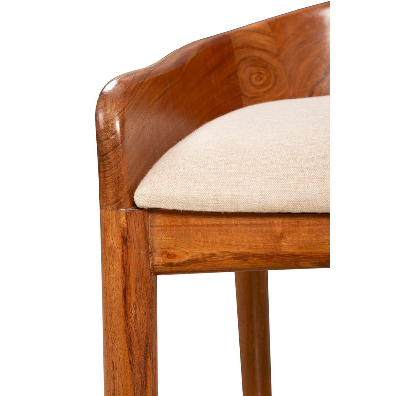 Saddle 34" Tall Counter Stool, Brown