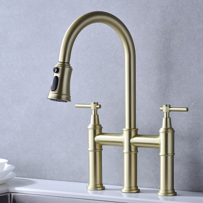 Aufind Pull Down Kitchen Faucet | Wayfair