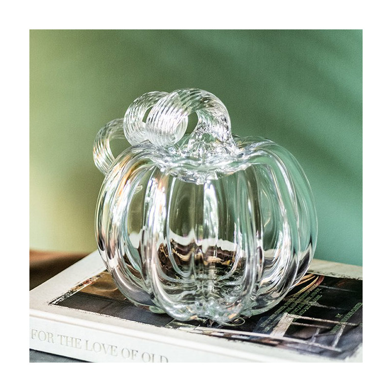 Pumpkin with a Twist, 6" H x 6.25" W x 6.25" D
