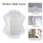 32"x24" Modern Oval White Framed Asymmetrical Wall Mounted Mirror For Vanity&Bathroom