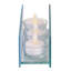 Photophore de 2,5 po en verre avec bougie inclus