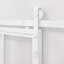Metal Sliding With Transparent Glass Barn Door