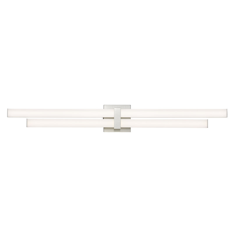 Brinli 2 - Light Dimmable LED Bath Bar, Brushed Nickel