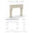 Chantel Cast Stone Mantel With Bullnose Hearth-103565035-107213770